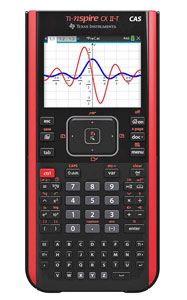Graphing calculator Texas TI-Nspire CX II-T CAS + TI-Nspire CX CAS software