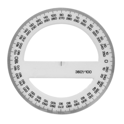 Protractor 360, pack of 50