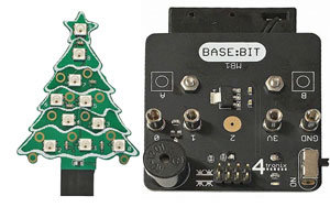 Base:Bit för micro:bit julgran