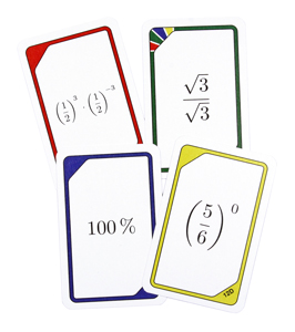Card game  Numbers in various forms