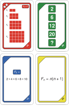 Card game  Number formulas