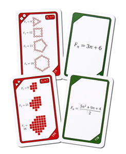 Card game  Number sequence formulas 2