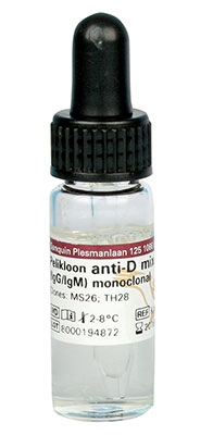Blood Serum Anti D (Rh), 10 ml