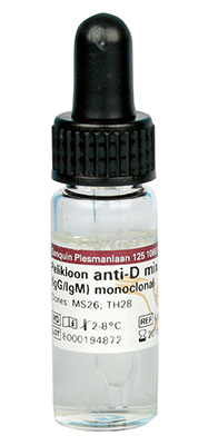 Blodserum Anti D (Rh), 10 ml