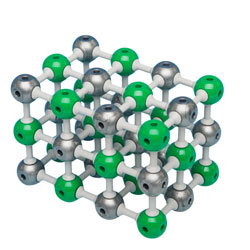 Molekyylimallisarja, natriumkloridi
