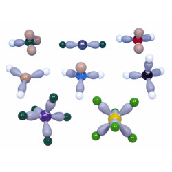 Molecular model electron repulsion