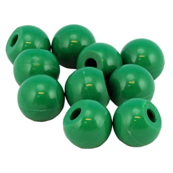 Halogen atom, green, Molymod, pack of 10