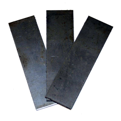 Iron sheets 2x7 cm, pack of 10