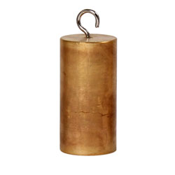 Cylinder med krok mässing