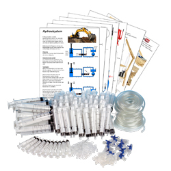 Pneumatic/hydraulic kit with study guide (swedish)