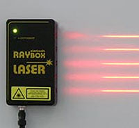 Laser box for board, red