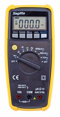 Multimeter med automatsäkring