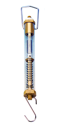 Dynamometer plast 1000 g, Beige