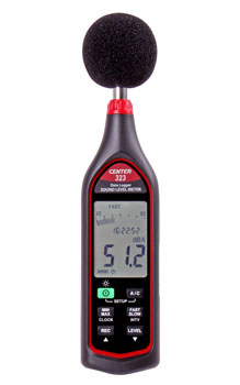 Noise level meter with data logger and calibration certificate