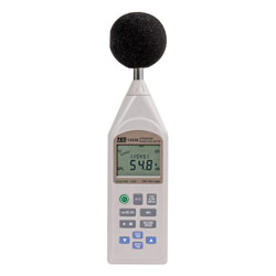 Noise level meter with noise equivalent