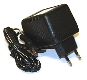 Nätadapter 9 V/500 mA, mikroskop/stereolupp sladdlöst