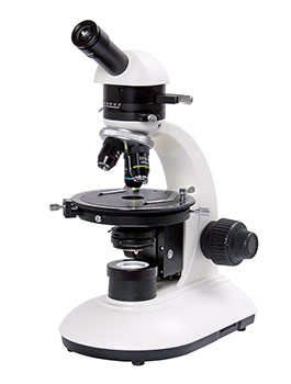 Microscope monocular polarisation