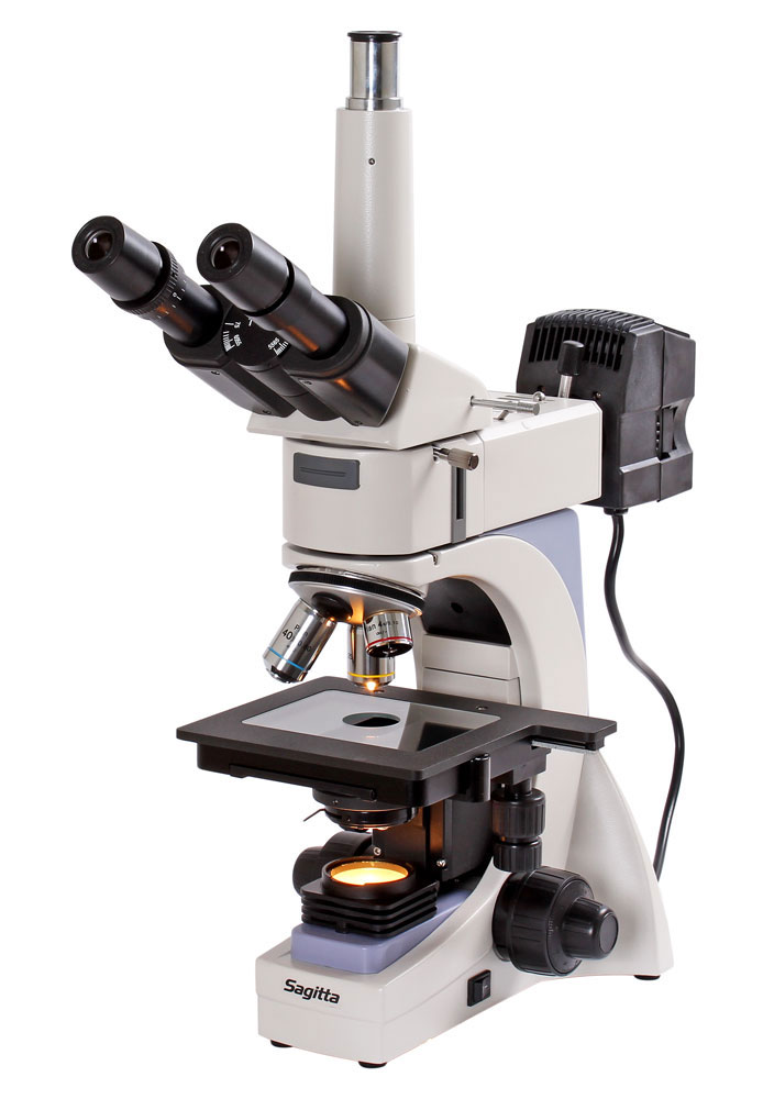 Mikroskop trinokulärt metallurgi