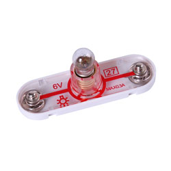 Lampe 6 V til elektronikst