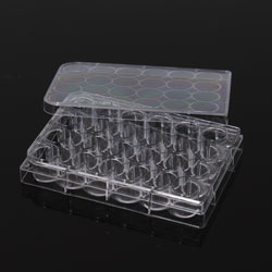 Microtitre plate with lid 24 wells
