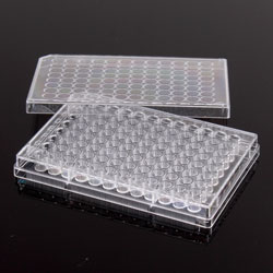 Microtitre plate with lid 96 wells