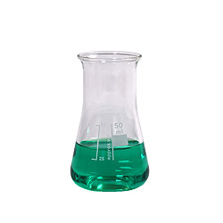 Conical flasks 50 ml, wide neck, pack of 10