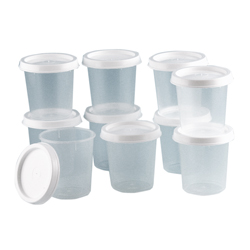 Jar with snap-on lid, 50 ml, pack of 10