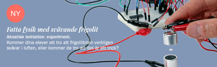 fatta fysik med sv&auml;vande frigolit
